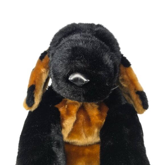 LoveSac Dog Plush LovePuppy 30" Large Black Stuffed Animal Floppy Soft Toy